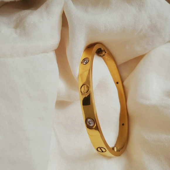 Screwdriver bangle love bangle 18k gold plated - Picture 5 of 15